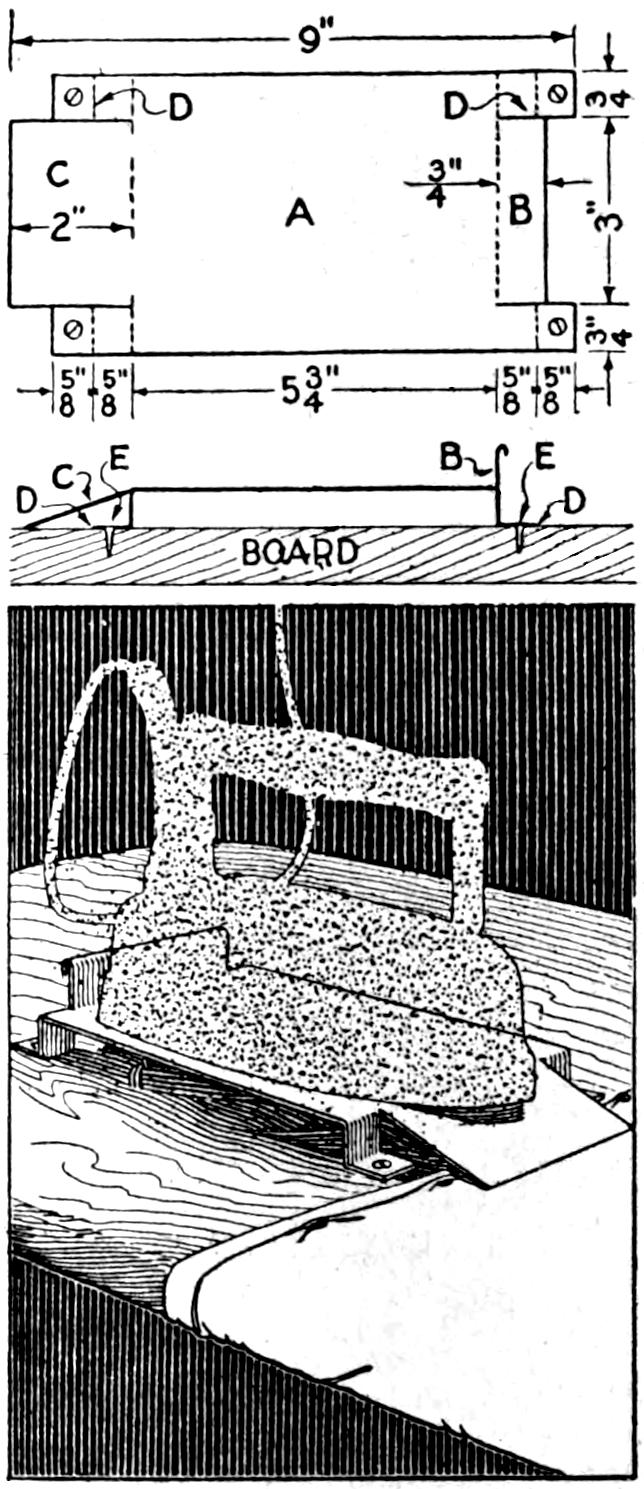 Electric flatiron slide