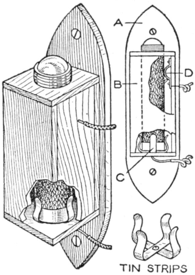 Flash light used as night lamp