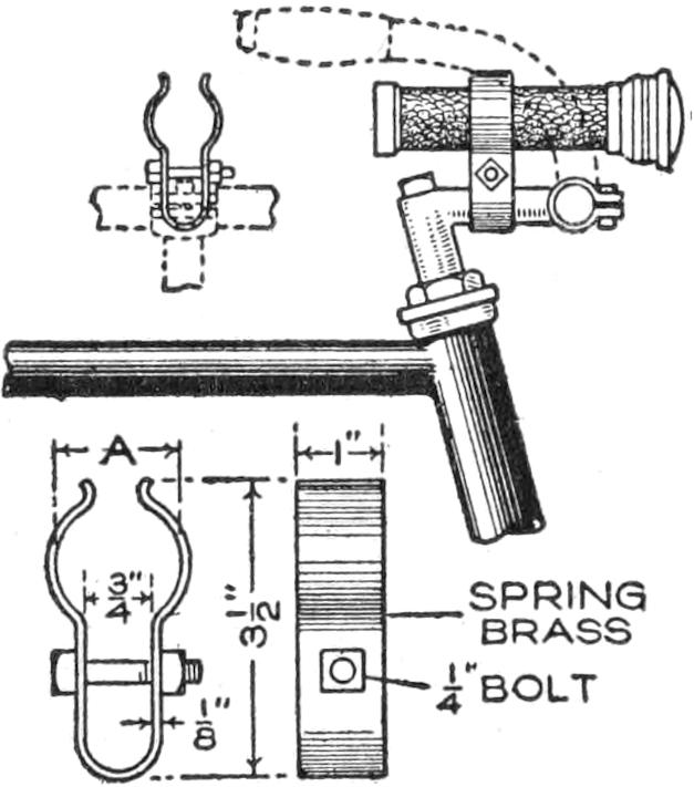 Details of headlight clip