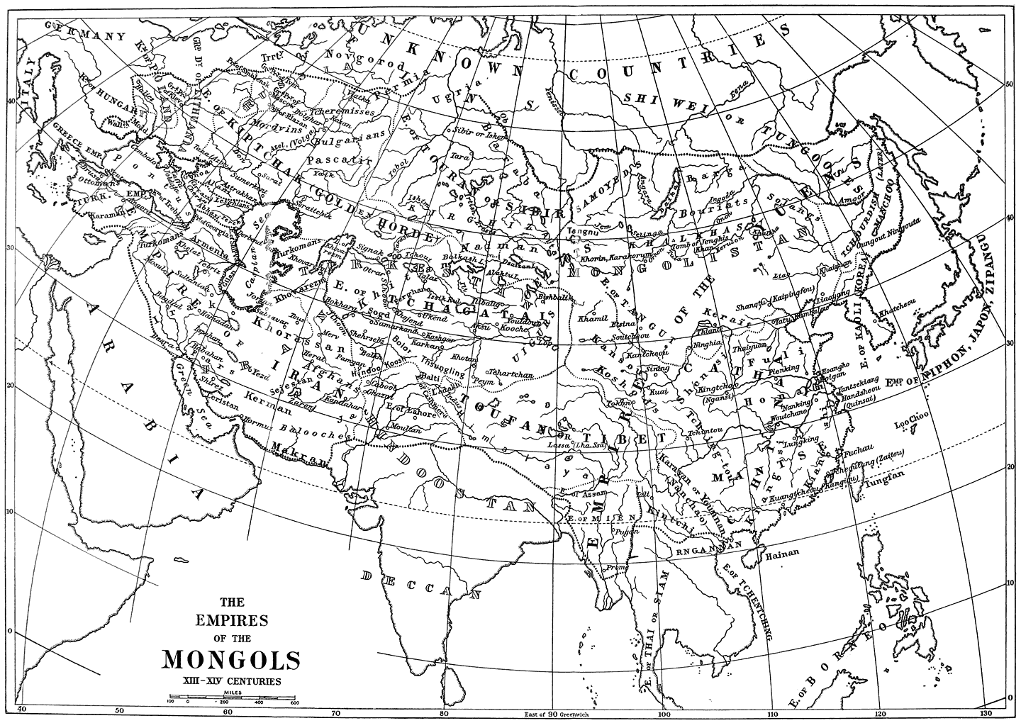 THE EMPIRES OF THE MONGOLS