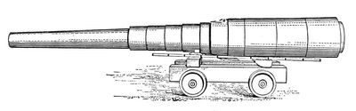 Drawing of gun