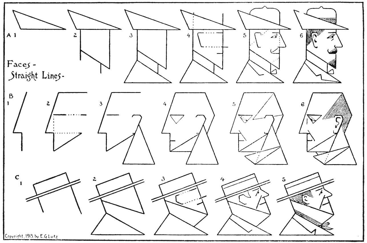 Faces— Straight Lines—