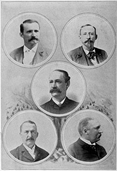 N. C. CREEDE,  S. T. SMITH. D. H. MOFFAT,  CAPT. L. E. CAMPBELL,  WALTER S. CHEESMAN