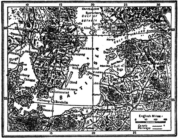 General Map of the Baltic Sea