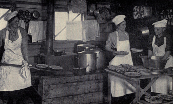 “They had a pie-baking contest in Gondrecourt one day”—the renowned “Aunt Mary” in the right-hand corner