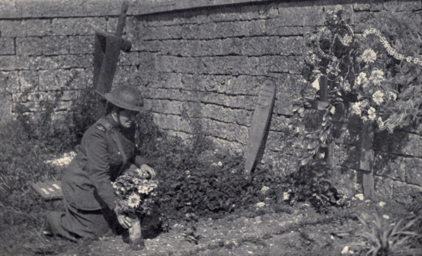 The centuries-old gray cemetery in Treveray