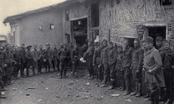 The wrecked house in Neuvilly where the lassies went to sleep in the cellar and woke up to find the soldiers watching them.