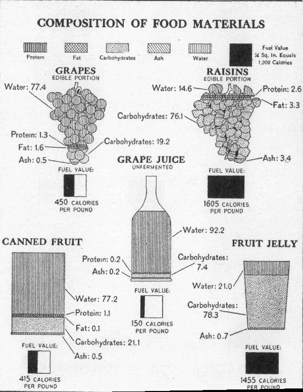 [Illustration: Composition of food materials]