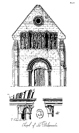 Elevation of the West Front of La Délivrande