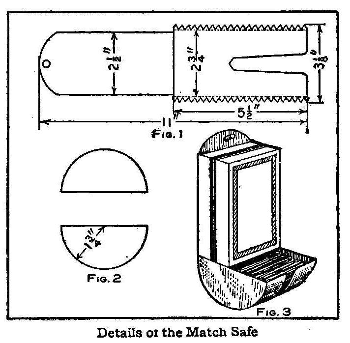 Details of the Match Safe