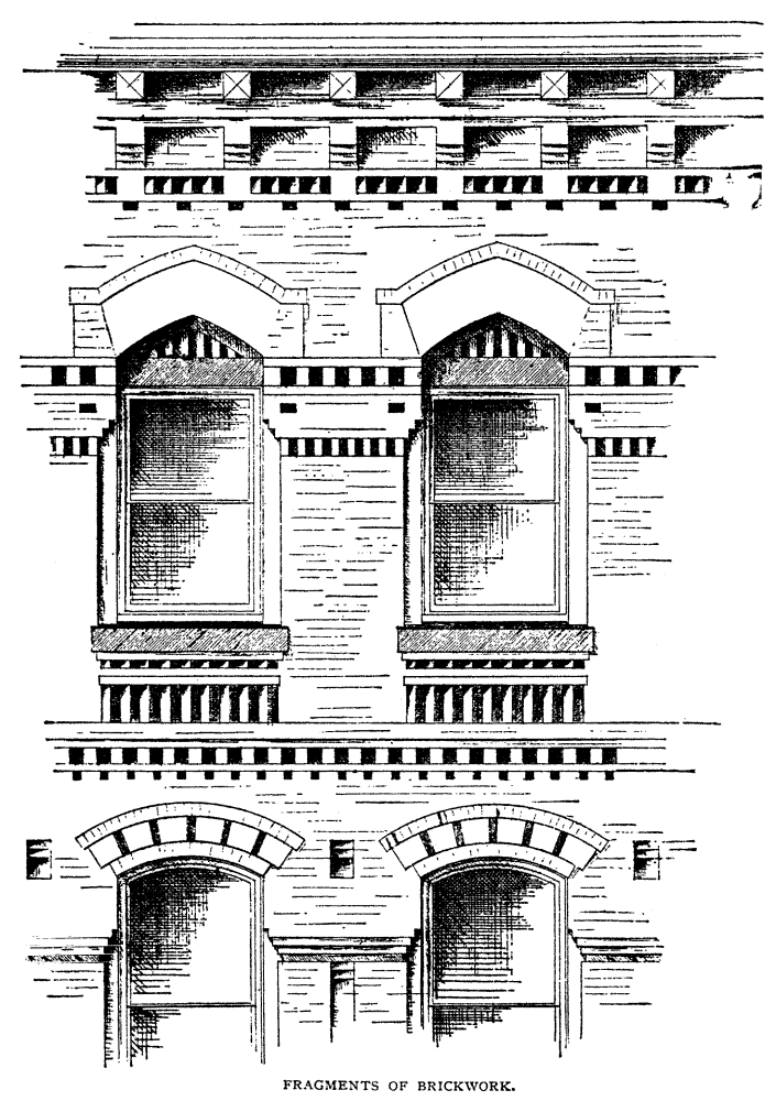 FRAGMENTS OF BRICKWORK.