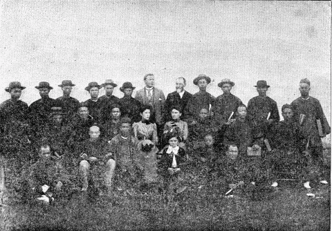 Teachers And Pupils At Oroville.