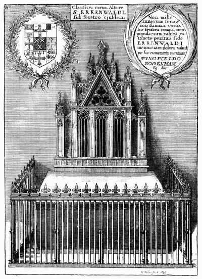 THE SHRINE OF ST. ERKENWALD.