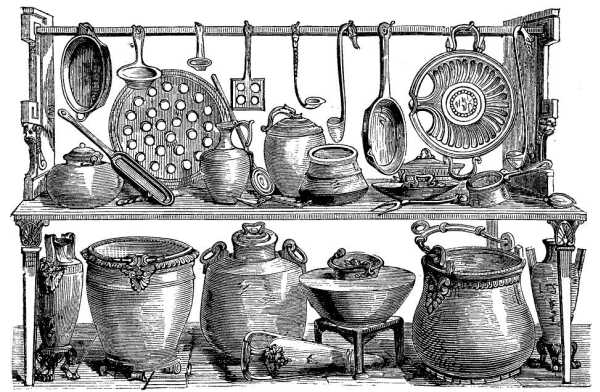 KITCHEN UTENSILS FOUND AT POMPEII