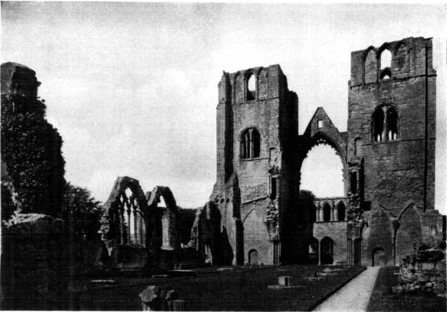 TOWERS OF ELGIN CATHEDRAL, NORTH SCOTLAND.