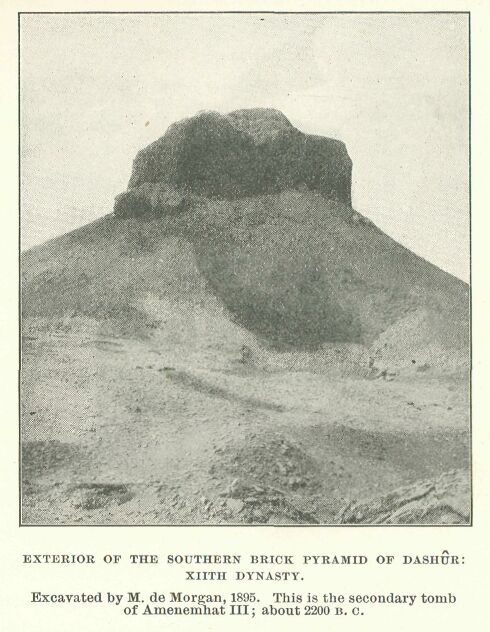 109.jpg Exterior of the Southern Brick Pyramid Of Dashur 
