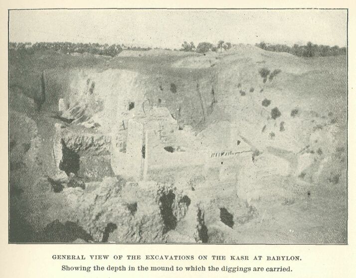 163.jpg General View of the Excavations on The Kasr At
Babylon. 
