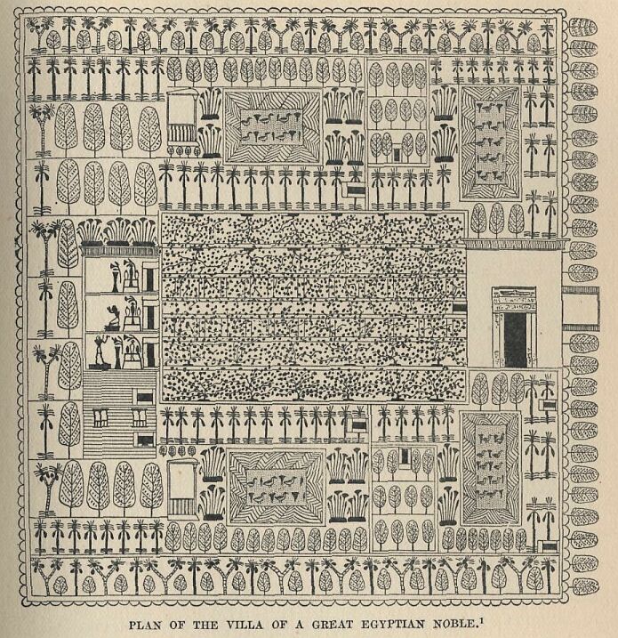 075.jpg Plan of the Villa Of a Great Egyptian Noble 