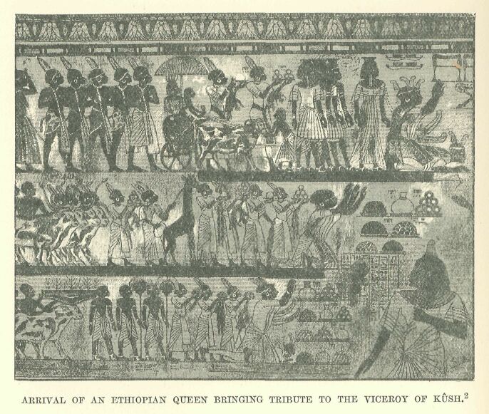 338.jpg Arrival of an Ethiopian Queen Bringing Tribute To The Viceroy of Ksii 