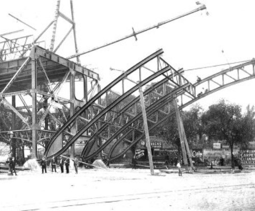 ERECTION OF ARCH, MANHATTAN VALLEY VIADUCT