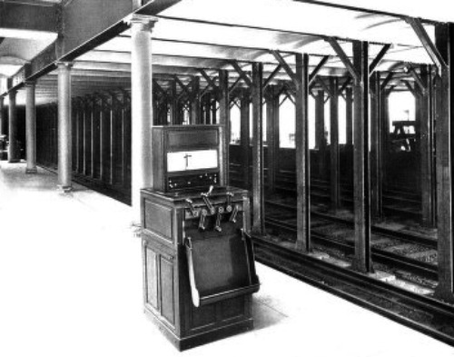 ELECTRO-PNEUMATIC INTERLOCKING MACHINE ON STATION
PLATFORM