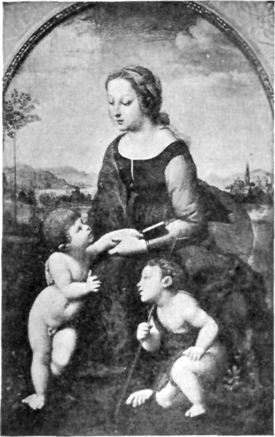 FIG. 41.—RAPHAEL. LA BELLE JARDINIÈRE. LOUVRE.