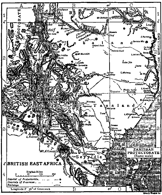 British East Africa.