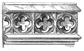 Parapet, St. Peter's Church, Oxford.