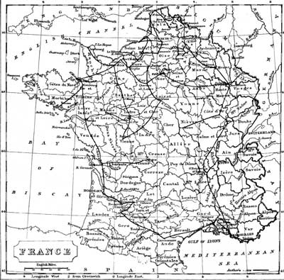 Map of France