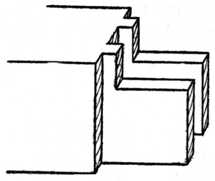 Fig. 168.—Twin Tenons
    for Thick Timber.