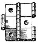 Fig. 230.—Reversible or
    Double-folding Screen
    Hinge.