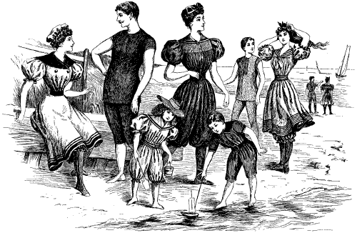 Display of Fashionable Bathing Costumes