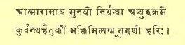 Sanskrit Text