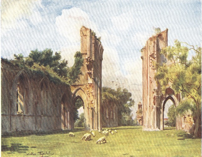 GLASTONBURY ABBEY, SOMERSETSHIRE