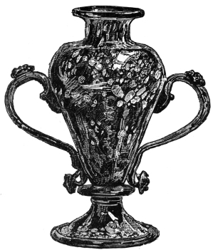 GLASS VASE.—SPANISH (CADALSO), 17TH CENTURY.