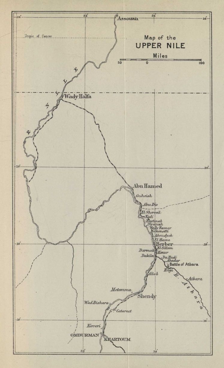 Map of the UPPER NILE