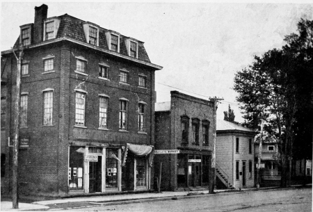 The four-story office erected by Mr. Howells’s father.
In it the father and his oldest son, Joseph, published the Ashtabula
“Sentinel” for many years