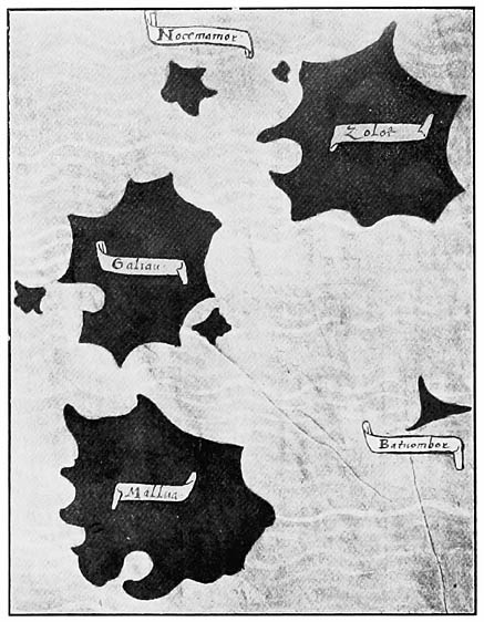 Pigafetta’s Chart of the islands of Zolot, etc.