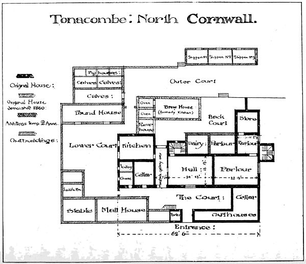 Tonacombe: North Cornwall.