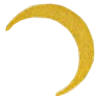 A crescent moon