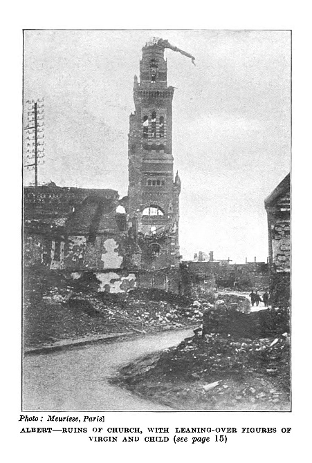 ALBERT--RUINS OF CHURCH, WITH LEANING-OVER FIGURES OF VIRGIN AND CHILD (see page 15)