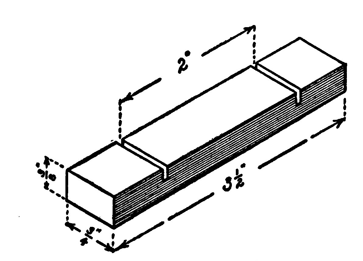 Fig. 272.–Details of a Wooden Tie.