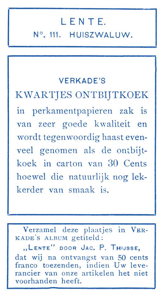 Huiszwaluw.