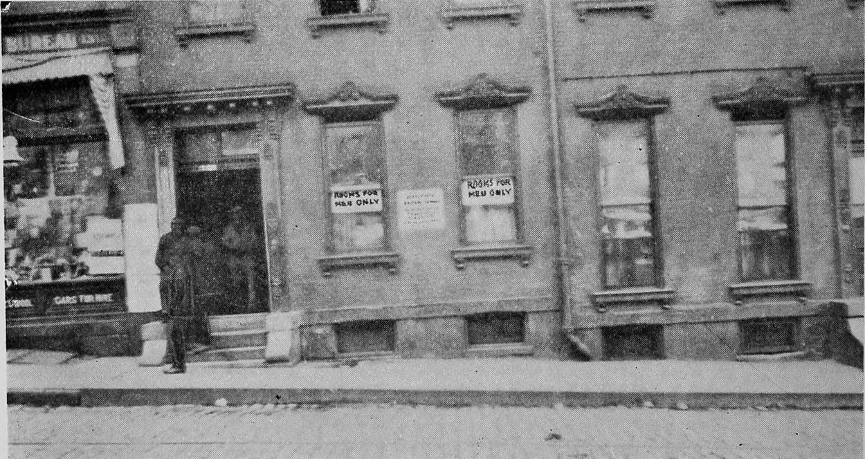 A Typical Boarding House on Lower Wylie Avenue.