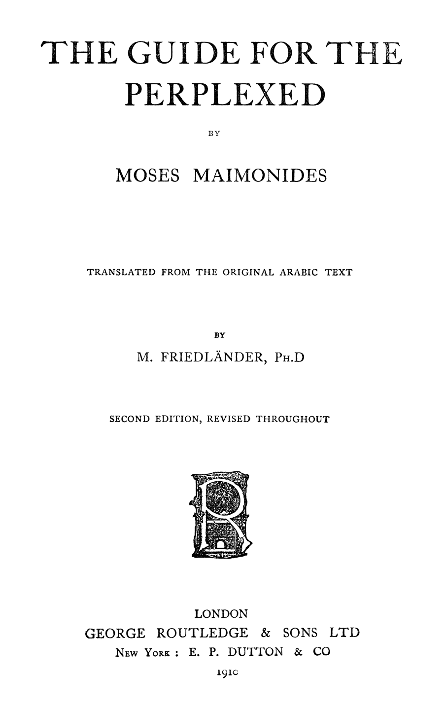 Original Title Page.