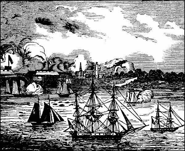 Illustration: CAPTURE OF FORT GEORGE.