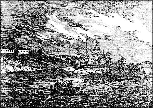 Illustration: DEFENCE OF SACKETT’S HARBOR.