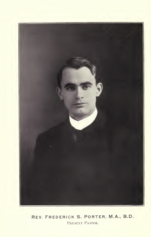 Rev. Frederick S. Porter, M.A., B.D.